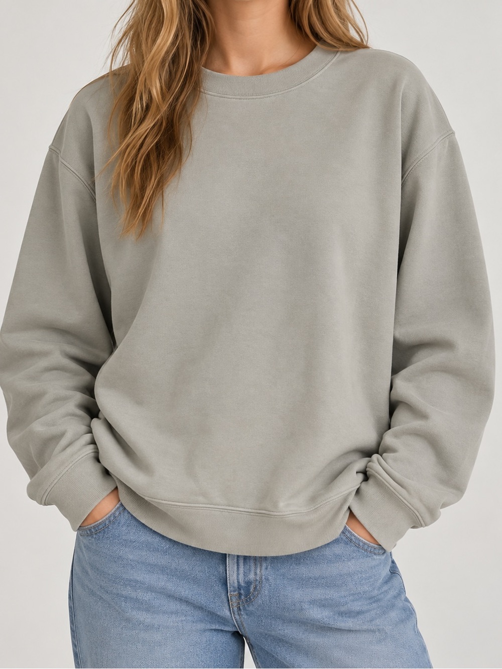 Lululemon Women’s XL Beige Taupe Pullover Sweatshirt Crewneck Cinch Hem